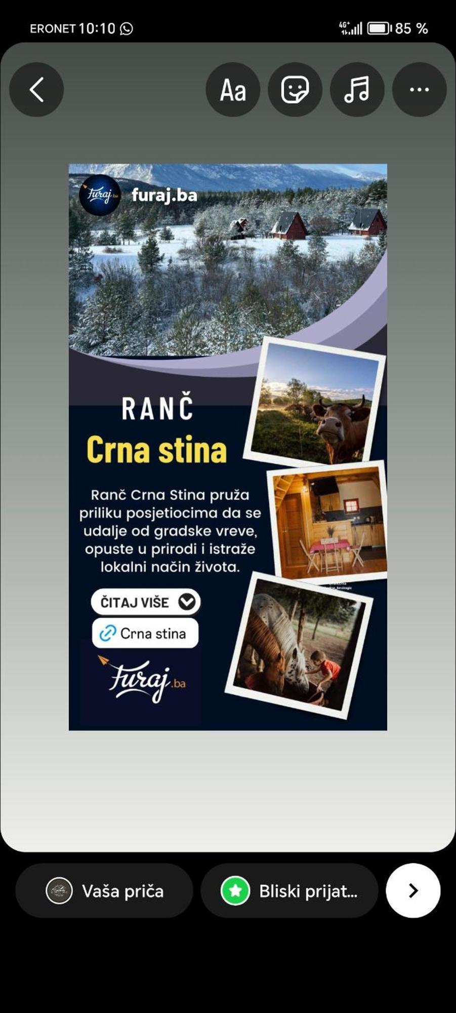 利夫诺Ranc Crna Stina别墅 外观 照片